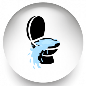 Fuite d'eau wc