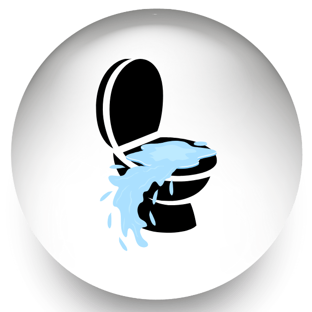 Fuite d'eau wc